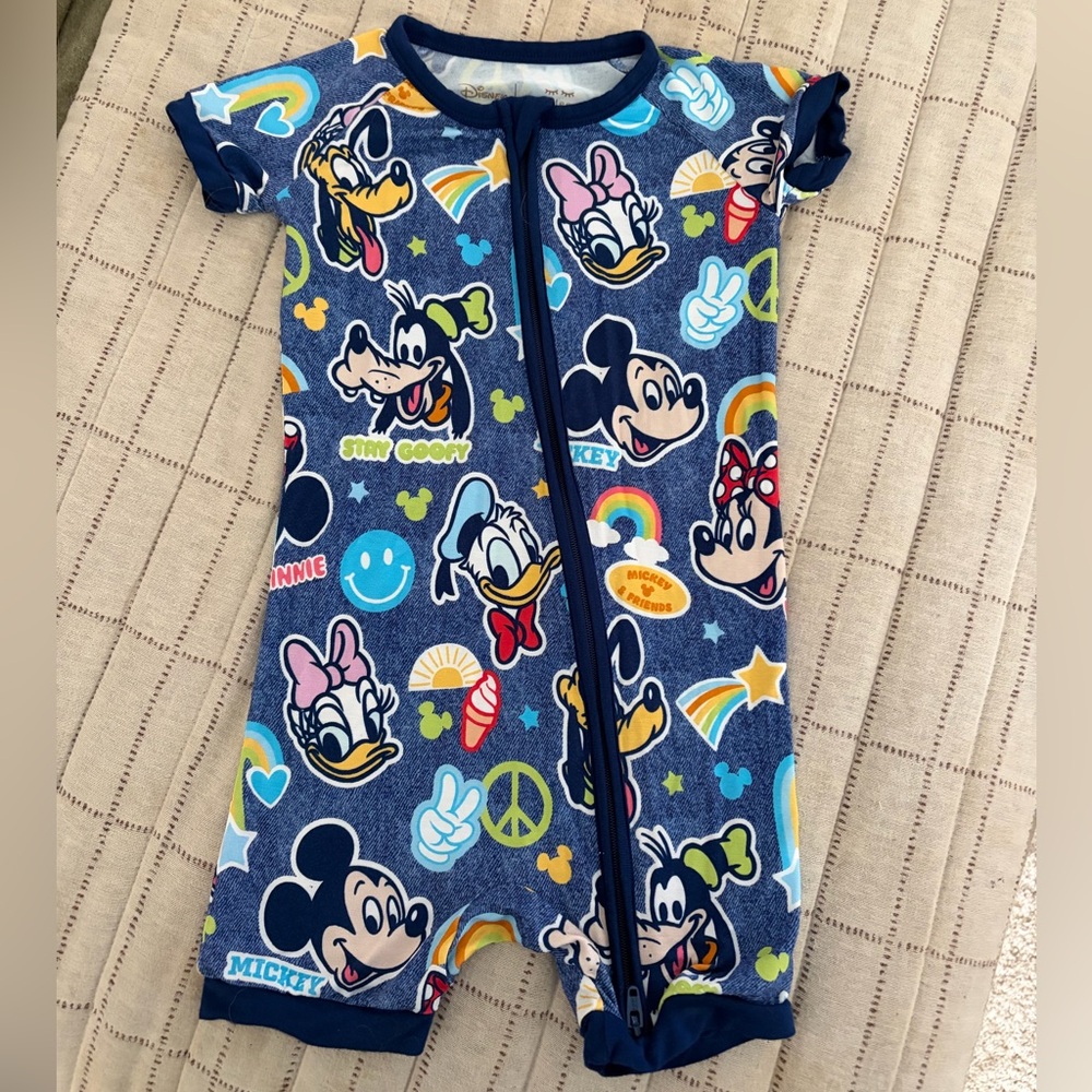 NWOT Little Sleepies Mickey/Disney Onesie